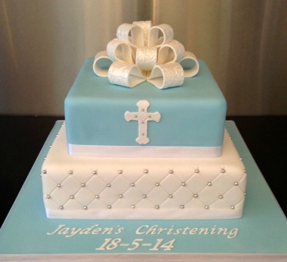 Ideas para decorar tortas de bautizo 10