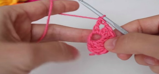 mitad de corazon a crochet