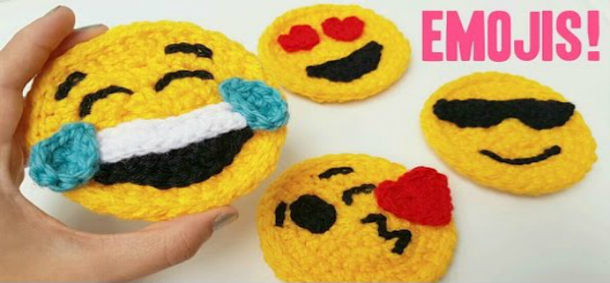 tejidos a crochet emojis