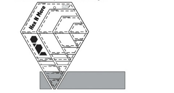 Tapetes de Patchwork tutorial triangulos 1