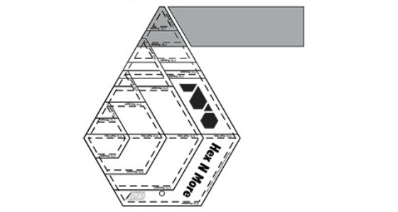 Tapetes de Patchwork tutorial triangulos 2
